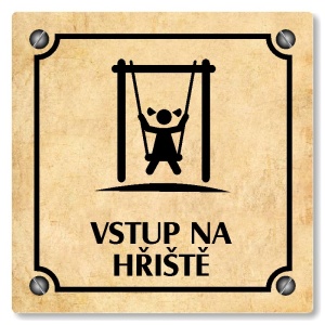 Vstup na hřiště, 148x148mm, pergamen, Kansas